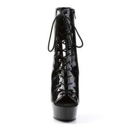 Pleaser Stiefelette DELIGHT-1016 Schwarz EU-42 / US-12