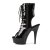 Pleaser Stiefelette DELIGHT-1016 Schwarz EU-35 / US-5