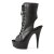 Pleaser Stiefelette DELIGHT-1016 Schwarz EU-41 / US-11
