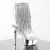 Pleaser Stiefelette DELIGHT-1017RSF Transparent Silber Chrom EU-35 / US-5