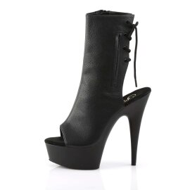 Pleaser Stiefelette DELIGHT-1018 Schwarz EU-40 / US-10