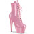 Pleaser ADORE-1020GP Plateau Stiefeletten Lack Glitter Baby Pink