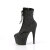 Pleaser ADORE-1020RM Plateau Stiefeletten Kunstleder Strass Mesh Schwarz