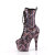 Pleaser ADORE-1040SPF Plateau Stiefeletten Stoff Holograma Metallic Pink Bunt