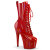 Pleaser ADORE-1040WR-HG Plateau Stiefeletten Lack Holograma Rot