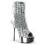 Pleaser Stiefelette DELIGHT-1018HG Silber Hologram Chrom EU-35 / US-5