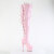 Pleaser ADORE-3063 Plateau Overknee Stiefel Lack Glitter Pink