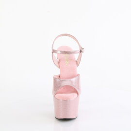 Pleaser ADORE-709GP Plateau Sandaletten Lack Glitter Pink