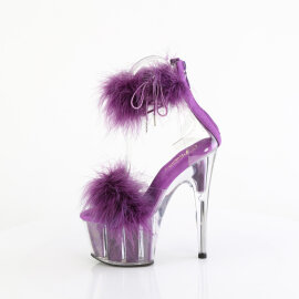 Pleaser ADORE-724F Plateau Sandaletten Clear Lila