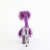 Pleaser ADORE-724F Plateau Sandaletten Clear Lila