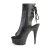 Pleaser Stiefelette DELIGHT-1018MMG Schwarz EU-40 / US-10