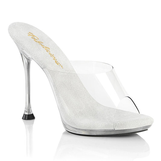 Fabulicious CUPID-401 Pantoletten Clear