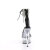 Pleaser DELIGHT-624RS Plateau Sandaletten Clear Strass Schwarz