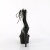 Pleaser DELIGHT-627RS Plateau Sandaletten Clear Strass Schwarz