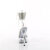 Pleaser DELIGHT-691-2RS Plateau Sandaletten Clear Strass Transparent