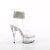 Pleaser DELIGHT-691-2RS Plateau Sandaletten Clear Strass Transparent