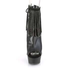 Pleaser Stiefelette DELIGHT-1018RSF Schwarz EU-42 / US-12