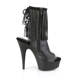 Pleaser Stiefelette DELIGHT-1018RSF Schwarz EU-35 / US-5