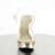 Fabulicious ELEGANT-408 Plateau Sandaletten Chrom Clear Gold