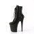 Pleaser FLAMINGO-1020RS Plateau Stiefeletten Strass Schwarz
