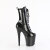 Pleaser FLAMINGO-1040GP Plateau Stiefeletten Lack Glitter Schwarz