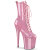 Pleaser FLAMINGO-1040GP Plateau Stiefeletten Stoff Holograma Metallic Pink
