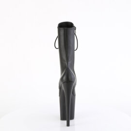 Pleaser FLAMINGO-1054 Plateau Stiefeletten Kunstleder Schwarz