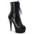 Pleaser Stiefelette DELIGHT-1020 Schwarz EU-35 / US-5
