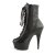 Pleaser Stiefelette DELIGHT-1020 Schwarz EU-35 / US-5