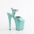 Pleaser FLAMINGO-809GP Plateau Sandaletten Lack Glitter Türkis