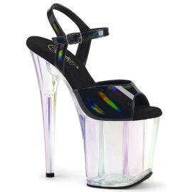 Pleaser FLAMINGO-809HT Plateau Sandaletten Lack Holograma...