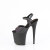 Pleaser FLAMINGO-809REFL Plateau Sandaletten Clear Schwarz