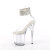 Pleaser FLAMINGO-824RS Plateau Sandaletten Clear Strass Transparent