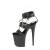 Pleaser FLAMINGO-861 Plateau Sandaletten Clear Schwarz