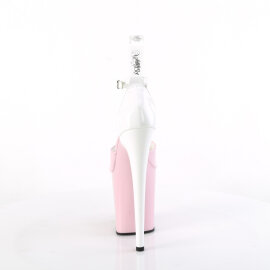 Pleaser FLAMINGO-868 Plateau Sandaletten Lack Baby Pink