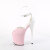 Pleaser FLAMINGO-868 Plateau Sandaletten Lack Baby Pink