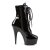 Pleaser Stiefelette DELIGHT-1020 Schwarz EU-35 / US-5