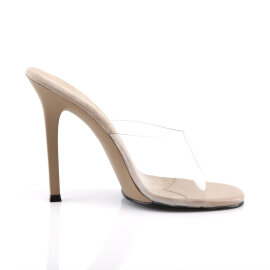 Fabulicious GALA-01 Pantoletten Clear Beige