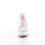 Pleaser GLEAM-601 Plateau Pantoletten Clear