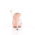 Fabulicious LIP-108 Sandaletten Chrom Clear Gold