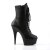 Pleaser Stiefelette DELIGHT-1020 Schwarz EU-38 / US-8