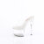 Pleaser PASSION-701 Plateau Pantoletten Clear