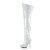 Pleaser SEDUCE-3000WC Overknee Stiefel Lack Weiß