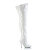 Pleaser SEDUCE-3000WC Overknee Stiefel Lack Weiß