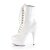 Pleaser Stiefelette DELIGHT-1020 Weiß EU-37 / US-7