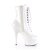 Pleaser Stiefelette DELIGHT-1020 Weiß EU-39 / US-9