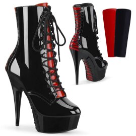 Pleaser Stiefelette DELIGHT-1020FH Schwarz EU-35 / US-5