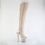 Pleaser SPECTATOR-3030 Plateau Overknee Stiefel Kunstleder Clear Beige