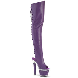 Pleaser SPECTATOR-3030 Plateau Overknee Stiefel...