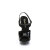 Fabulicious SULTRY-609 Plateau Sandaletten Lack Schwarz